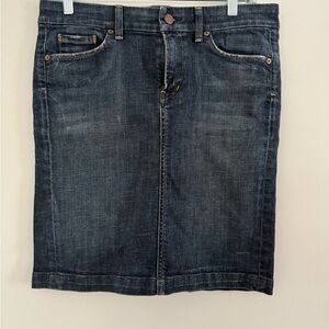 CITIZENS OF HUMANITY Dark Blue Denim Skirt Size 29